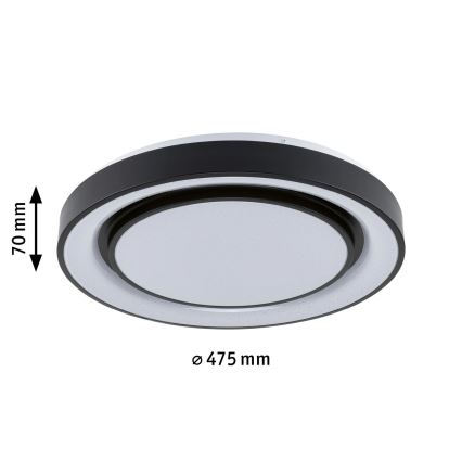 Paulmann 70545 - LED RGBW/38,5W Prigušiva stropna svjetiljka RAINBOW 230V 3000-6500K + daljinski upravljač