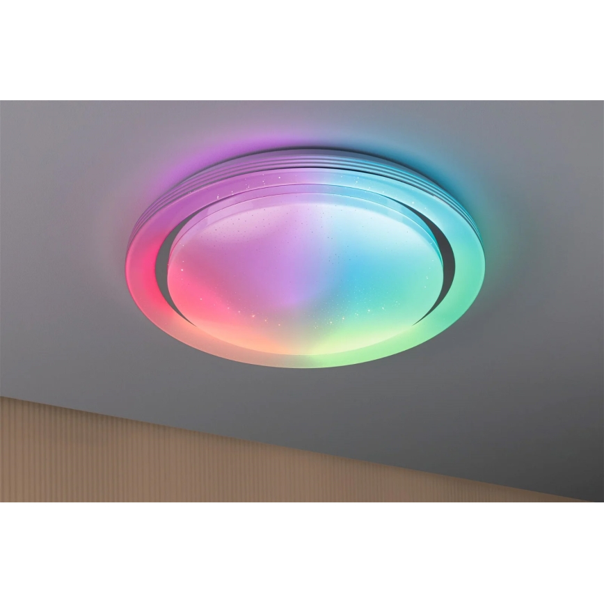 Paulmann 70547 - LED RGBW/38,5W Prigušiva stropna svjetiljka RAINBOW 230V 3000-6500K + daljinski upravljač