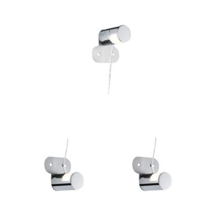 Paulmann 70611 - 3xLED/2,4W IP44 Kupaonska rasvjeta za ogledalo NAVI 230V