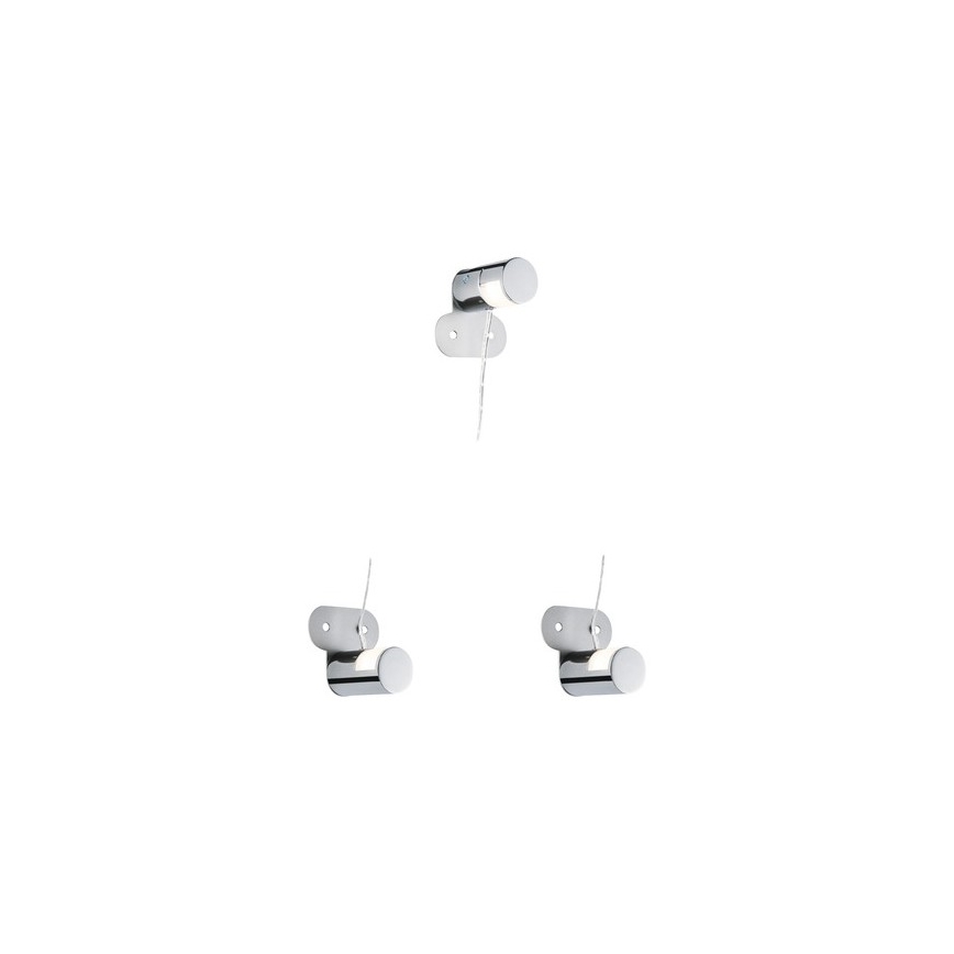 Paulmann 70611 - 3xLED/2,4W IP44 Kupaonska rasvjeta za ogledalo NAVI 230V