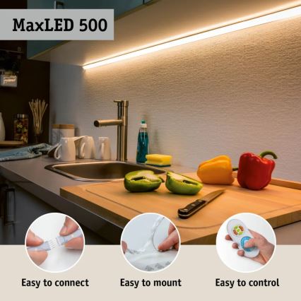 Paulmann 70623 - LED/10W IP44 Prigušiva traka za kupaonicu MAXLED 1,5 m 2700-6500K 230V + daljinski upravljač