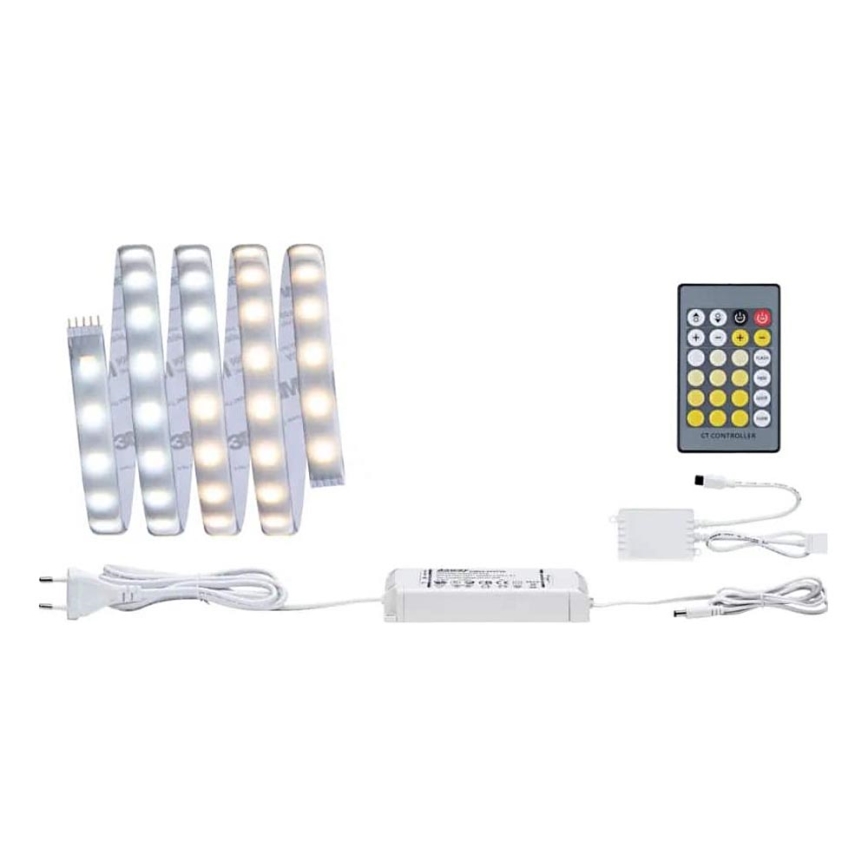 Paulmann 70623 - LED/10W IP44 Prigušiva traka za kupaonicu MAXLED 1,5 m 2700-6500K 230V + daljinski upravljač