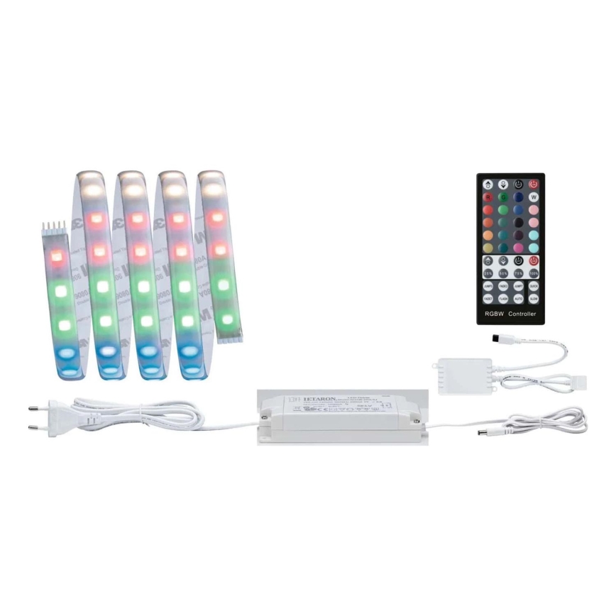 Paulmann 70627 - LED RGB/18W IP44 Prigušiva traka za kupaonicu MAXLED 1,5 m 230V + daljinski upravljač