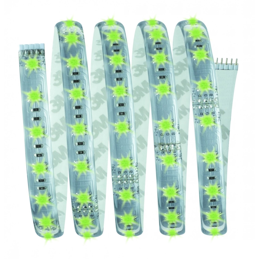 Paulmann 70674 - LED RGB/22W Prigušiva traka MAXLED 1,5 m 230V + daljinski upravljač