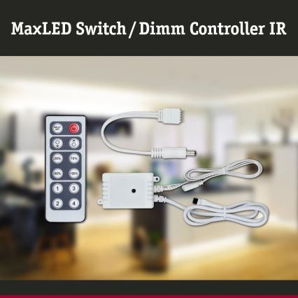 Paulmann 70683 - Dimer za LED trake MAXLED 24V s daljinskim upravljačem