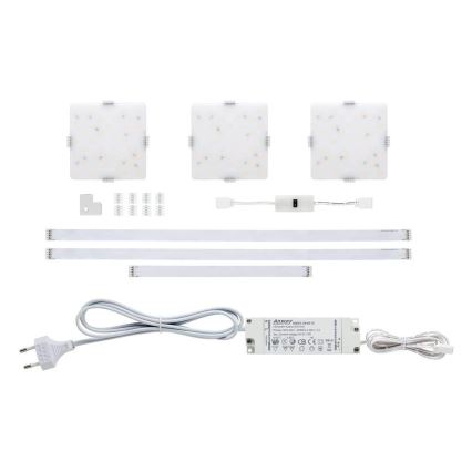 Paulmann 70710 - SET 3xLED/3,3W Rasvjeta za namještaj sa senzorom SOFTPAD 230V 2700K