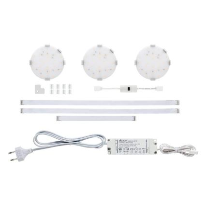 Paulmann 70711 - SET 3xLED/2,8W Rasvjeta za namještaj sa senzorom SOFTPAD 230V 2700K