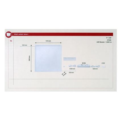 Paulmann 70813 - LED/11,5W Panel za prigušivanje LUMIX 230/24V