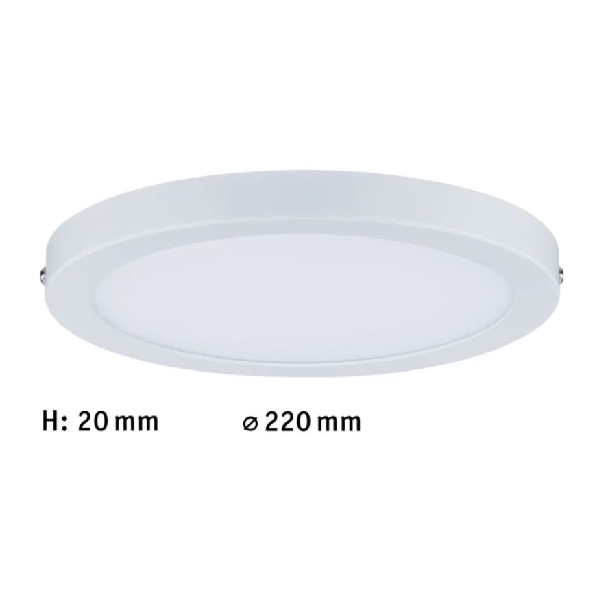 Paulmann 70868 - LED/18,5W Prigušivi panel ATRIA 230V 2700K pr. 22 cm bijela