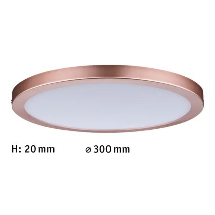 Paulmann 70872 - LED/22W Prigušivi panel ATRIA 230V 2700K rose gold