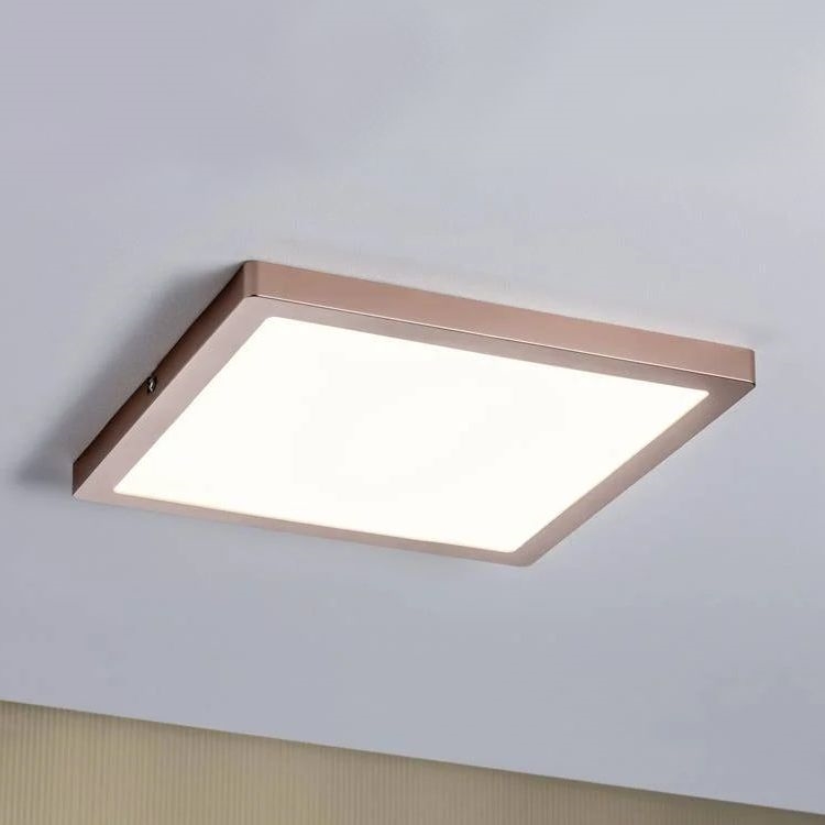 Paulmann 70873 - LED/24W Prigušivi panel ATRIA 230V 2700K 30x30 cm rose gold