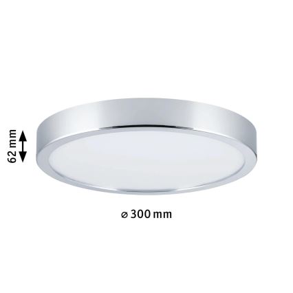 Paulmann 70882-LED/22,5W IP44 Prigušiva stropna svjetiljka za kupaonicu AVIAR 230V