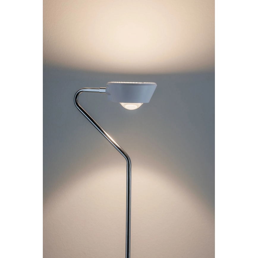 Paulmann 70920 - LED/7,5W Podna lampa RAMOS s mogućnošću prigušivanja 230V bijela/sjajni krom