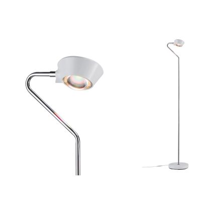 Paulmann 70920 - LED/7,5W Podna lampa RAMOS s mogućnošću prigušivanja 230V bijela/sjajni krom