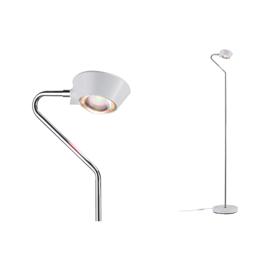 Paulmann 70920 - LED/7,5W Podna lampa RAMOS s mogućnošću prigušivanja 230V bijela/sjajni krom