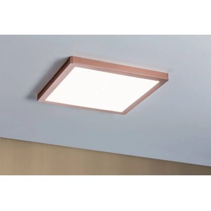 Paulmann 70941 - LED/20W Nadgradni panel ATRIA 230V 4000K 30x30 cm rose gold