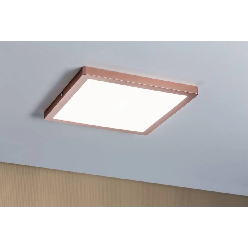 Paulmann 70941 - LED/20W Nadgradni panel ATRIA 230V 4000K 30x30 cm rose gold