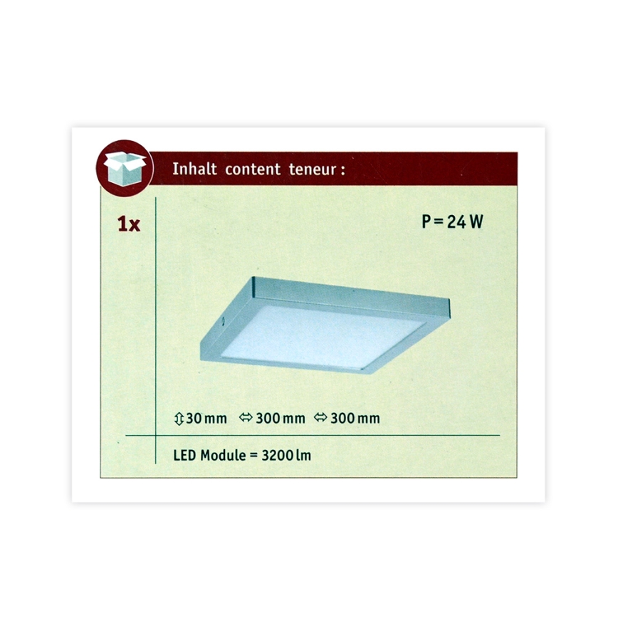 Paulmann 70982 - LED/22W Stropna svjetiljka ABIA 230V