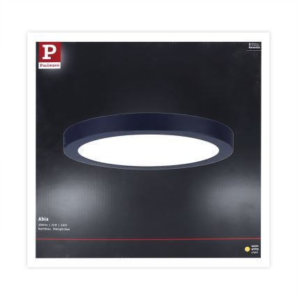 Paulmann 70986  - LED/22W Stropna svjetiljka ABIA 230V tamno plava