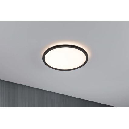 Paulmann 70998 - LED/16W Nadgradni panel ATRIA 230V 3000K pr. 29,3 cm crna