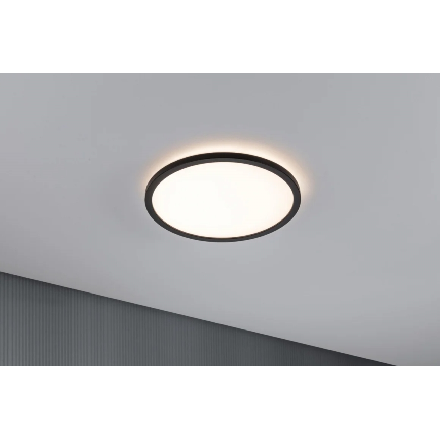 Paulmann 70998 - LED/16W Nadgradni panel ATRIA 230V 3000K pr. 29,3 cm crna