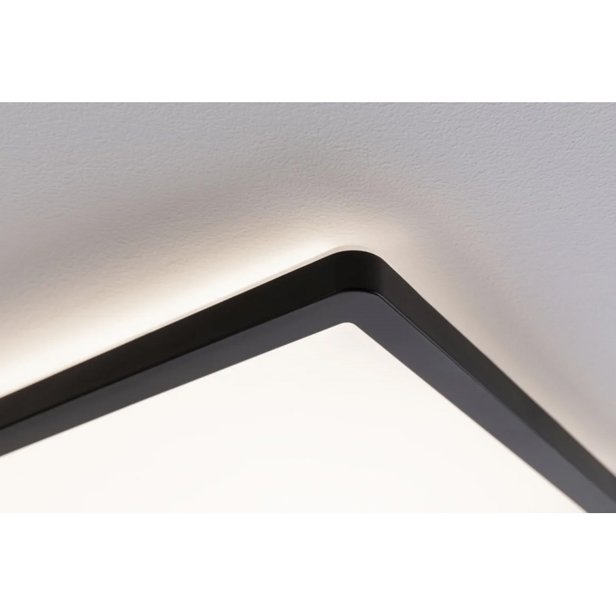 Paulmann 71001 - LED/16W Nadgradni panel ATRIA 230V 3000K 29,3x29,3 cm crna