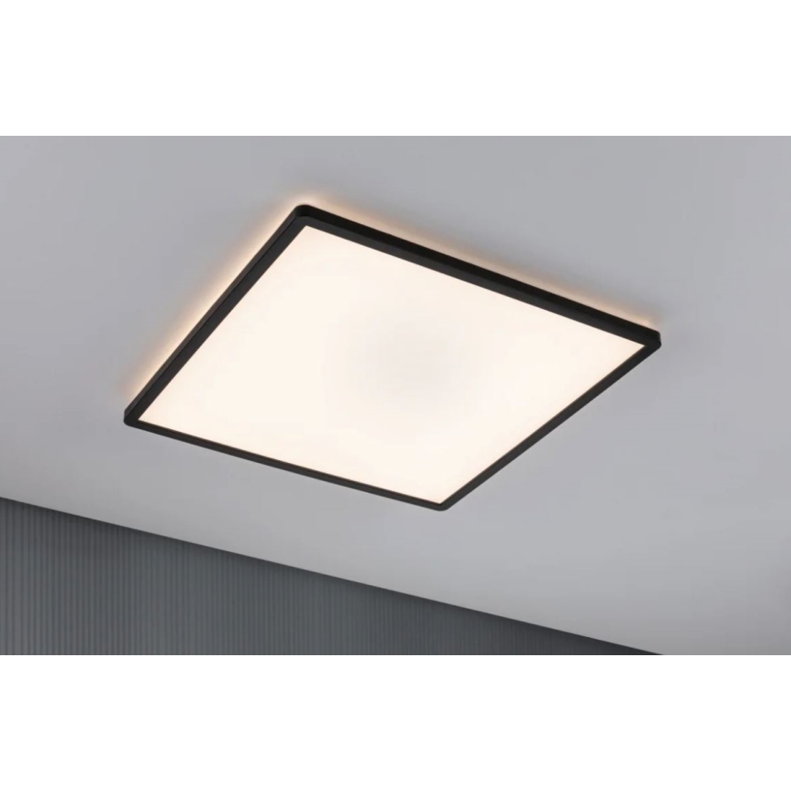 Paulmann 71002 - LED/22W Prigušivi panel ATRIA 230V 3000K 42x42 cm crna