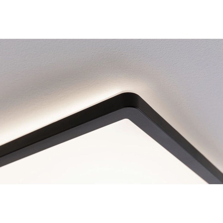 Paulmann 71002 - LED/22W Prigušivi panel ATRIA 230V 3000K 42x42 cm crna
