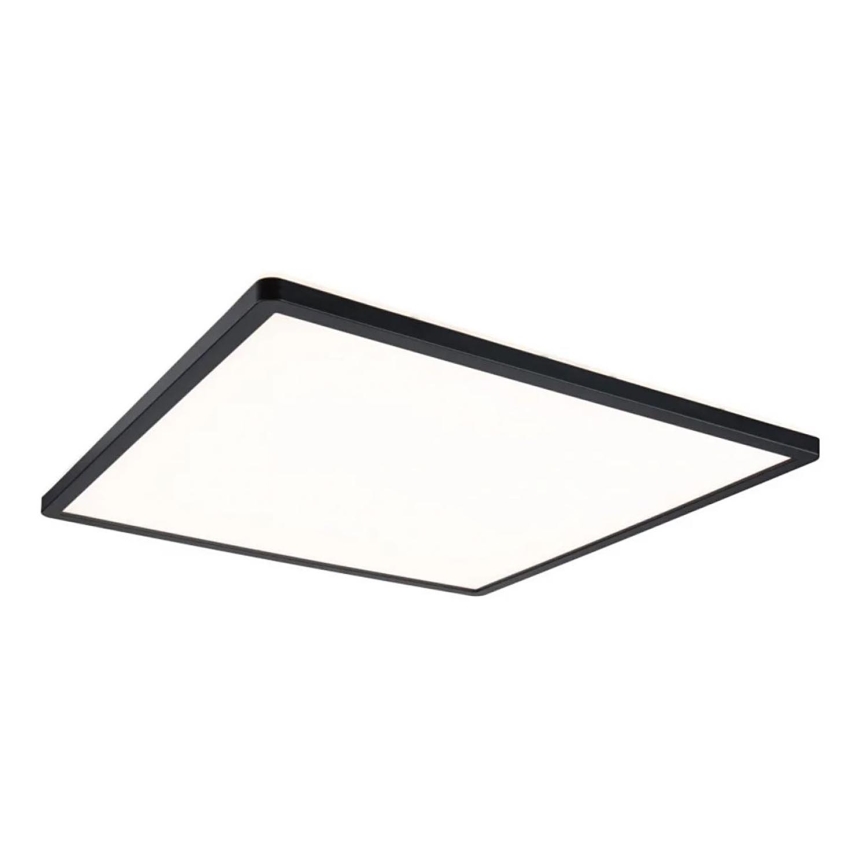 Paulmann 71002 - LED/22W Dimabilna panel ATRIA 230V 3000K 42x42 cm crna