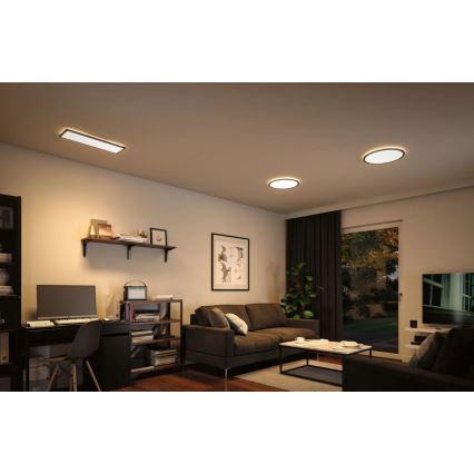 Paulmann 71003 - LED/22W Prigušivi panel ATRIA 230V 3000K 20x58 cm crna