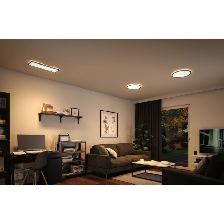 Paulmann 71003 - LED/22W Prigušivi panel ATRIA 230V 3000K 20x58 cm crna
