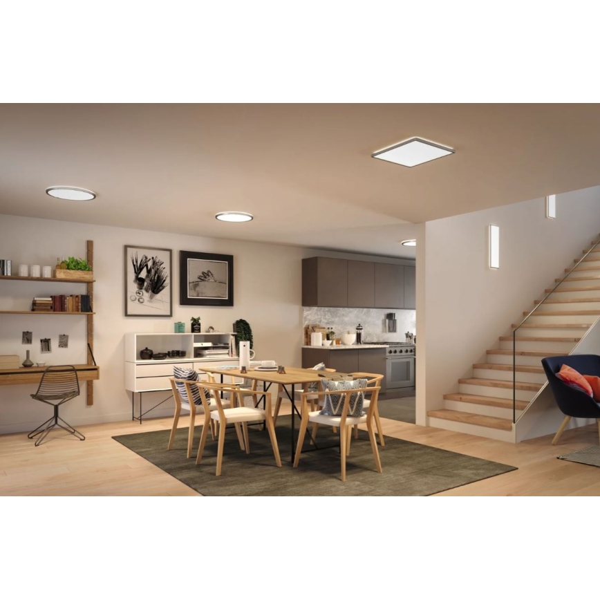 Paulmann 71009 - LED/22W Prigušivi panel ATRIA 230V 4000K 42x42 cm mat krom