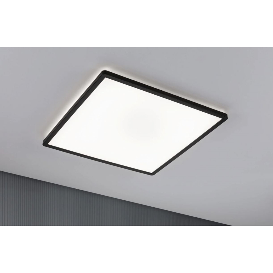 Paulmann 71016 - LED/22W Dimabilna ploča ATRIA 230V 4000K 42x42 cm crna