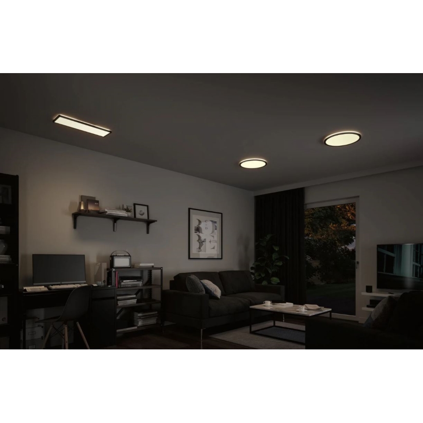 Paulmann 71016 - LED/22W Dimabilna ploča ATRIA 230V 4000K 42x42 cm crna