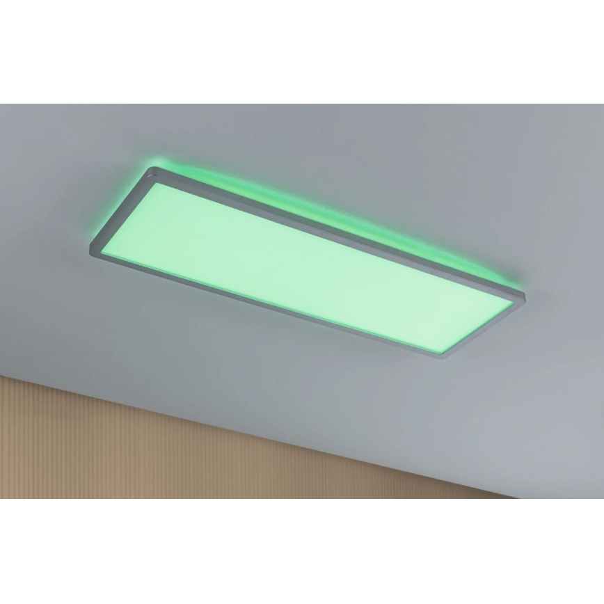 Paulmann 71020 - LED/20W RGBW Prigušivi panel ATRIA 230V 4000K 20x58 cm + daljinski upravljač