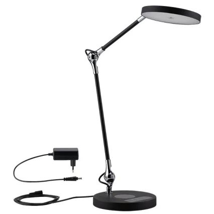 Paulmann 78010 - LED/11W Prigušiva stolna lampa na dodir NUMIS 230V 2700/4000/6500K crna