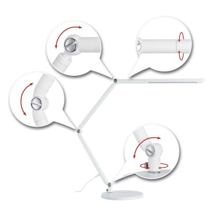 Paulmann 78911 - LED/10,6W Prigušiva stolna lampa FLEXBAR 230V 3000/4000/6500K