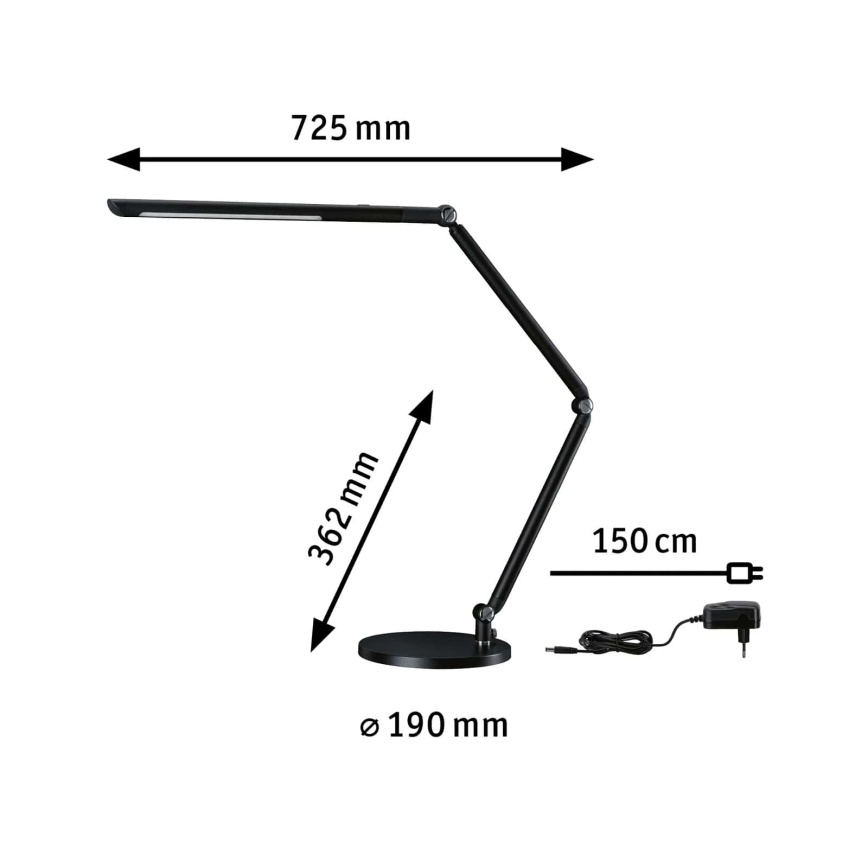 Paulmann 78912 - LED/10,6W Prigušiva stolna lampa FLEXBAR 230V 3000/4000/6500K