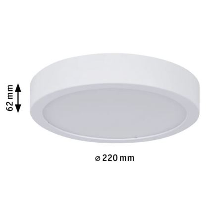 Paulmann 78923 - LED/13W IP44 Prigušiva stropna svjetiljka za kupaonicu AVIAR 230V