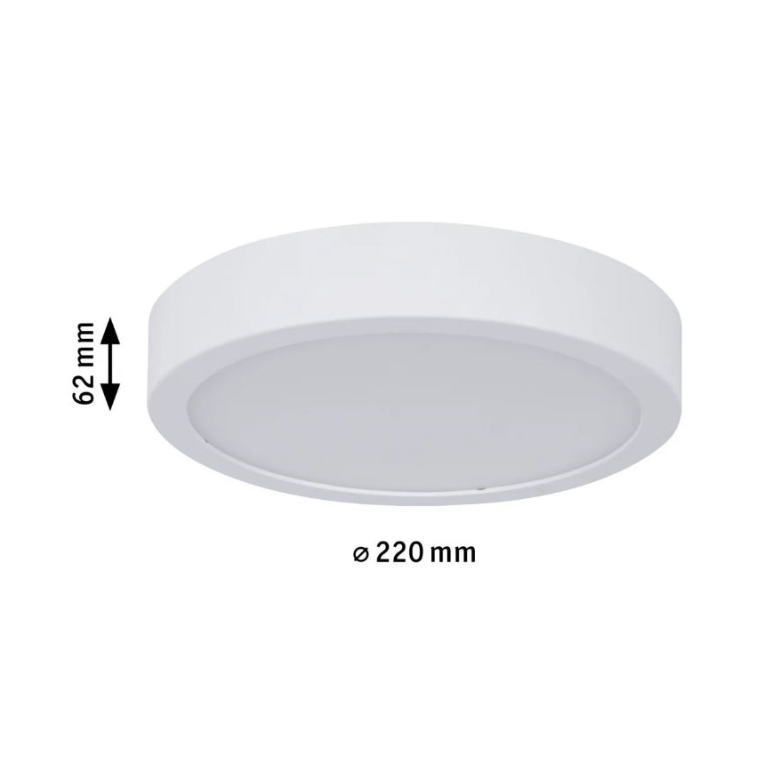 Paulmann 78923 - LED/13W IP44 Prigušiva stropna svjetiljka za kupaonicu AVIAR 230V
