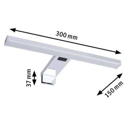 Paulmann 78950 - LED/3,7W IP44 Rasvjeta za ogledalo u kupaonici SELO 2700-6500K 230V