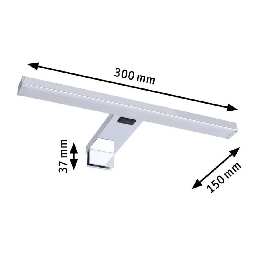Paulmann 78950 - LED/3,7W IP44 Rasvjeta za ogledalo u kupaonici SELO 2700-6500K 230V