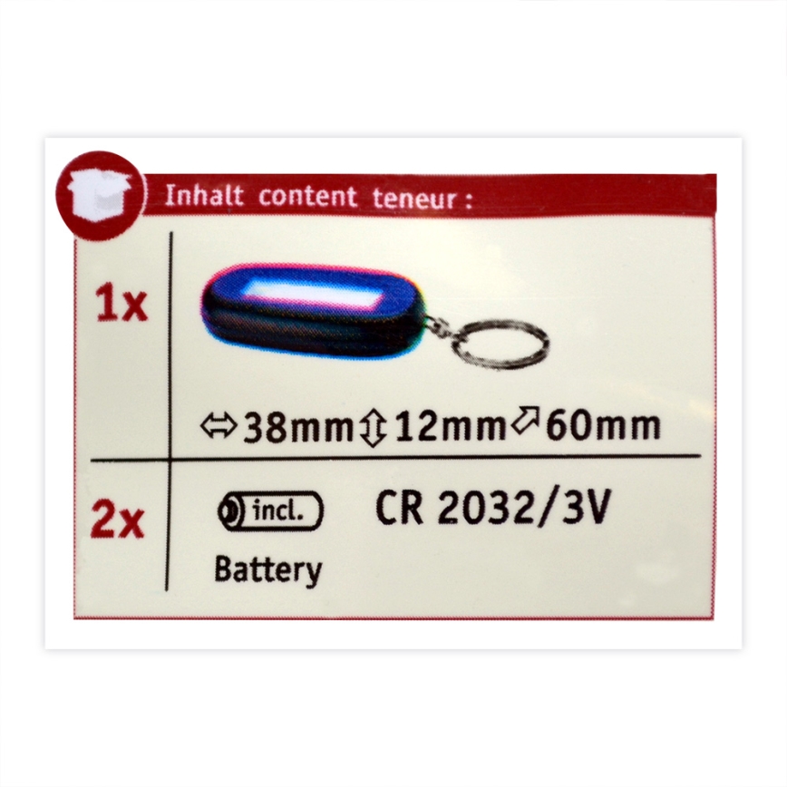 Paulmann 78968 - LED/1W Privjesak za ključeve MINI KEY