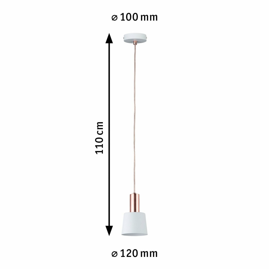 Paulmann 79656 - 1xE14/20W  Luster na sajli NEORDIC HALDAR 230V