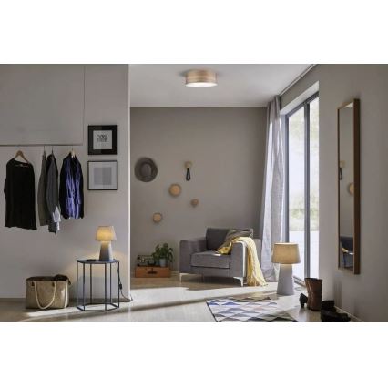 Paulmann 79687 - 3xE27/20W Stropna svjetiljka NEORDIC LISKA 230V Orah