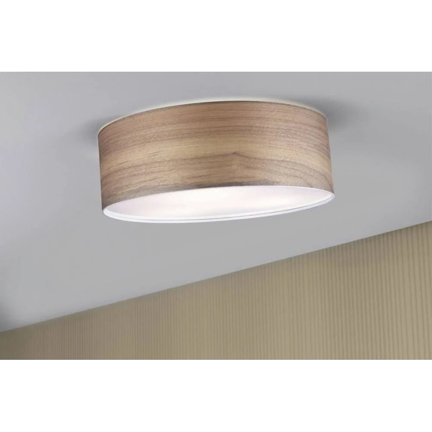 Paulmann 79687 - 3xE27/20W Stropna svjetiljka NEORDIC LISKA 230V Orah
