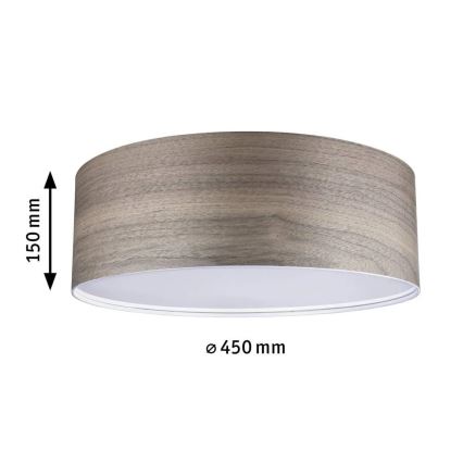 Paulmann 79687 - 3xE27/20W Stropna svjetiljka NEORDIC LISKA 230V Orah