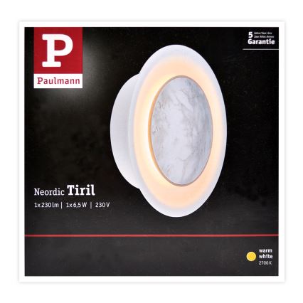 Paulmann 79700 - LED/6,5W Zidna svjetiljka TIRIL 230V