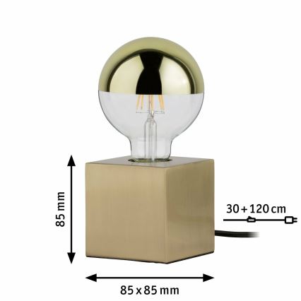 Paulmann  79728 - 1xE27/20W Stolna lampa DILJA 230V