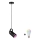 Paulmann 79766 - LED RGBW 1xE27/9W viseći luster na sajli LAVEA 230V crni